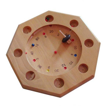 Kleine Holz Spielzeug Roulette Spiel